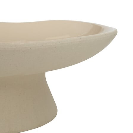 Coupe décorative Aria Ø 28 cm – céramique beige déco intérieure Organiseur coupe Aria en céramique beige Ø 28 cm – objet déco à poser