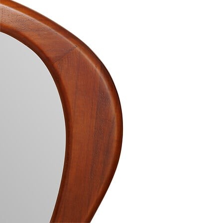 Miroir organique Alanis 120x73 cm bois – miroir mural design tendance miroir organique bois 120x73 cm design moderne deco murale interieur