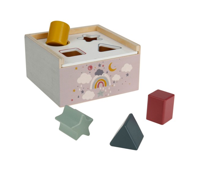 boite formes bois enfant jeu eveil encastrement formes couleurs motricite