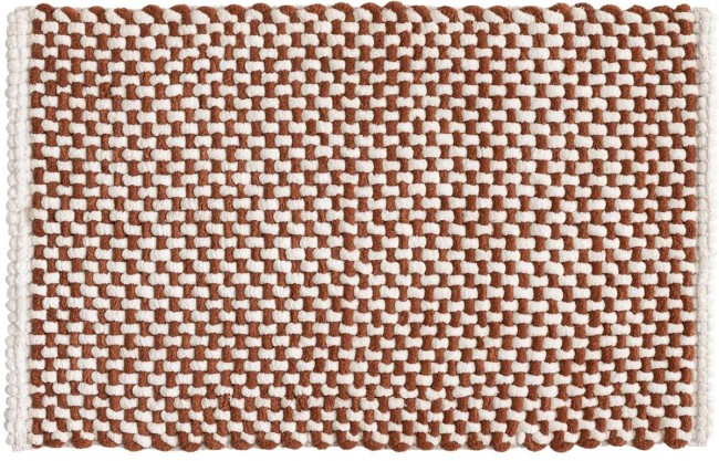 tapis de bain chenille Rafael 50 x 80 cm terracotta