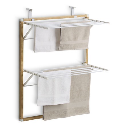 Étendoir à linge de porte pliable 7 m | Irisia Maison
