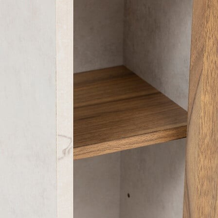 Meuble WC 86 cm avec dérouleur et rangement – gain de place salle de bain meuble wc 86 cm avec derouleur papier rangement porte salle de bain