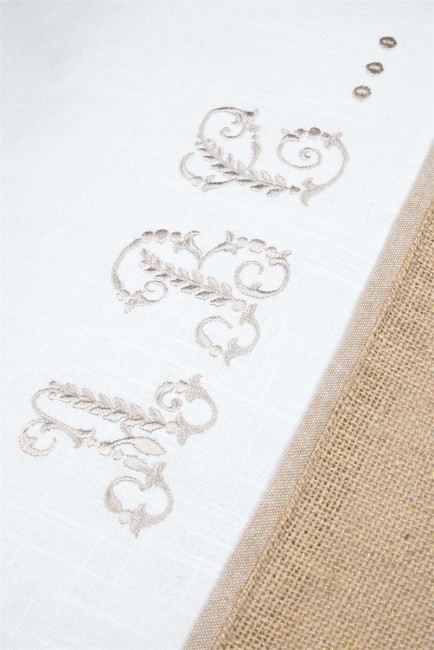 Coussin Josepha 45 × 45 cm coton et jute | Irisia Maison Coussin Josepha 45 × 45 cm coton et jute | Irisia Maison