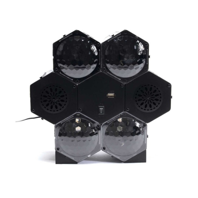 Enceinte Bluetooth projecteur disco 10W | Irisia Maison Enceinte Bluetooth projecteur disco 10W | Irisia Maison