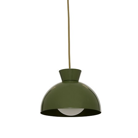 Suspension métal KAKI  Ø22 cm avec douille G9