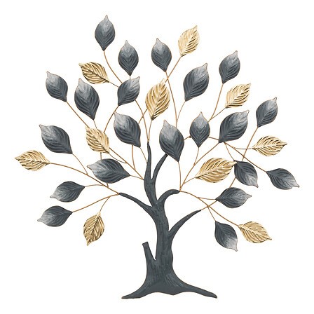 Déco murale arbre TEKOE métal 82x88 cm