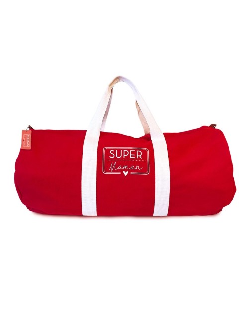 sac de sport femme Super Maman 56 cm en polyester
