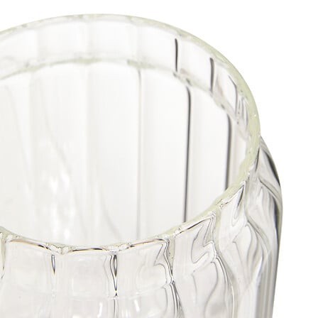 Bocal en verre 500 ml avec couvercle en acacia | Irisia Maison