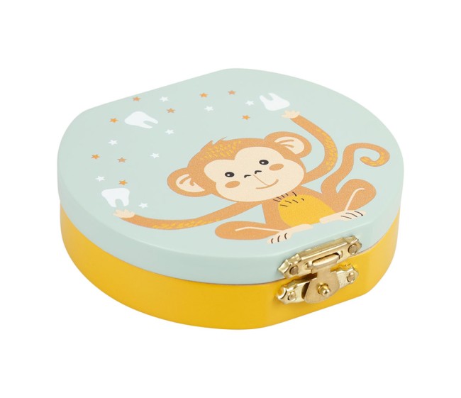Boîte à dents de lait singe pour enfant | Irisia Maison Boîte à dents de lait singe pour enfant | Irisia Maison