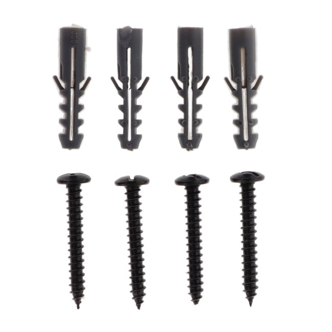 Lot de 2 supports extensibles noirs 110-150 mm