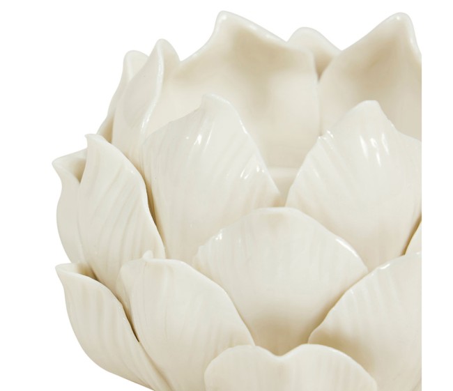 bougeoir ceramique nenuphar photophore deco zen lumiere bougie interieur