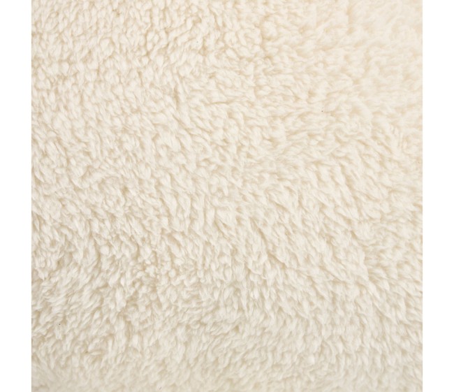 Coussin nuage bouclette blanc – déco intérieure confortable