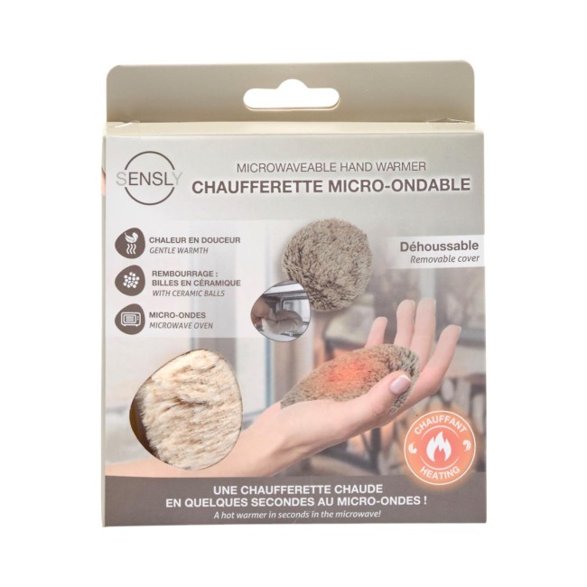 Chaufferette mains micro-ondable à billes de céramique | Irisia Maison