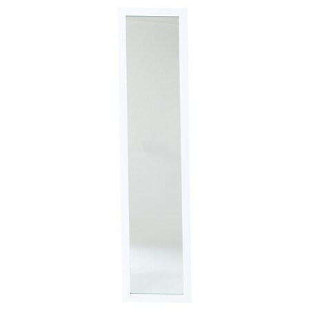Miroir sur pied blanc 35x155 cm – miroir dressing classique Miroir sur pied blanc 35x155 cm miroir dressing classique