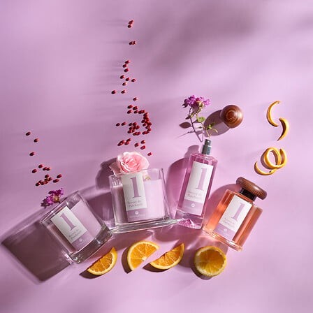 Coffret parfumé patchouli Numia – bougies diffuseur et spray