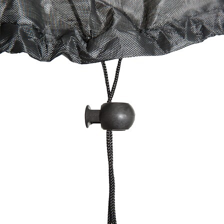 Housse plancha polyester noir 83×54×27 cm – protection extérieure