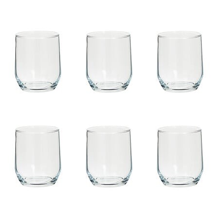 lot de 6 gobelets bas en verre 31 cl lot de 6 gobelets bas en verre 31 cl