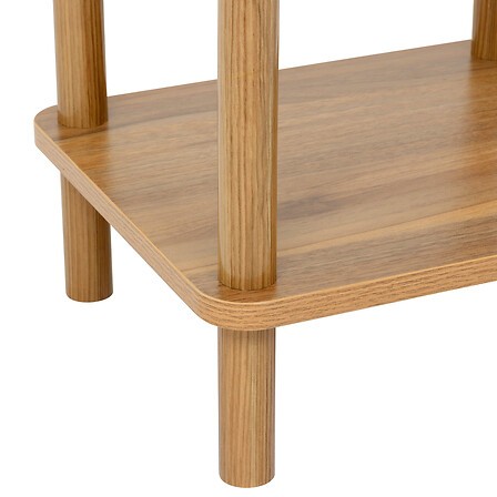 table appoint 44 cm etagere meuble compact bout canape rangement interieur