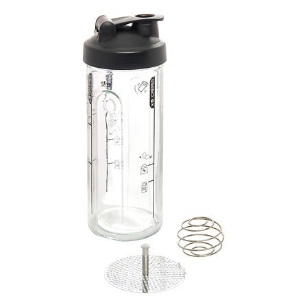Shaker à pâte à crêpes verre 800 ml 23 cm – anti-grumeaux Shaker à pâte à crêpes en verre 800 ml 23 cm anti-grumeaux