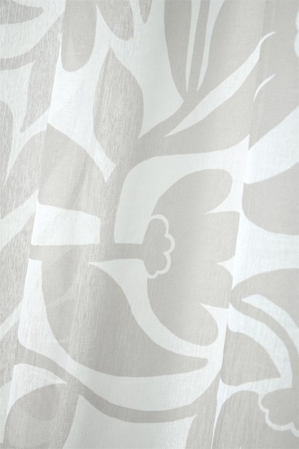 Voilage Oslo beige floral 140 × 240 cm | Irisia Maison