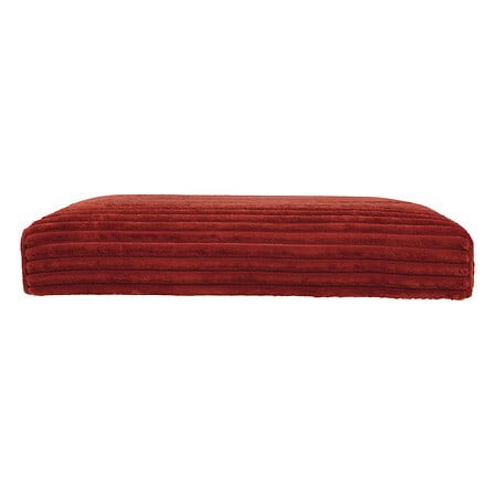 pouf pliant Arum côtelé ambre 38 cm pouf pliant Arum côtelé ambre 38 cm