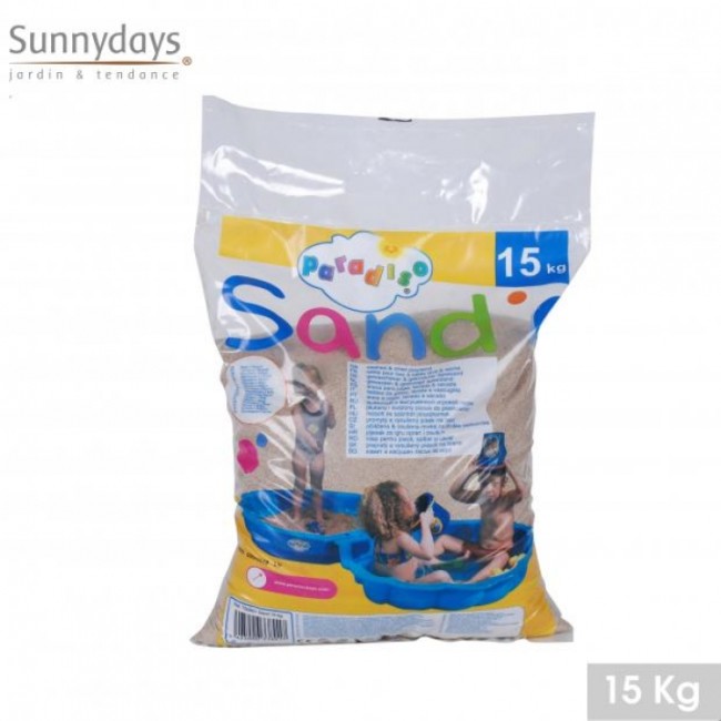 Sable pour bac à sable 15 kg sable fin lavé enfants