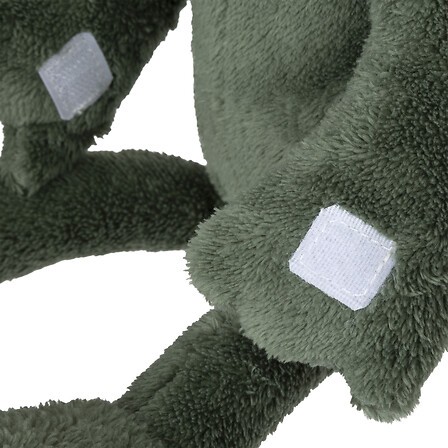 Peluche grenouille Loes verte 35 cm doudou doux enfant décoration