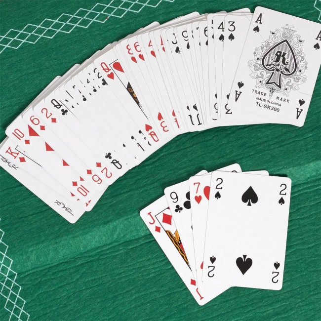 Lot 2 jeux de 54 cartes poker cartes à jouer classique