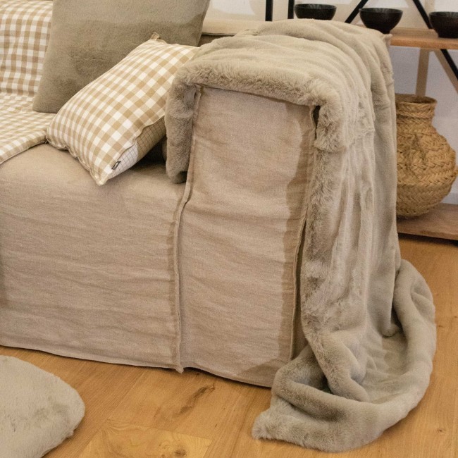 Plaid Prestige natural 130 × 170 cm 800 g/m² | Irisia