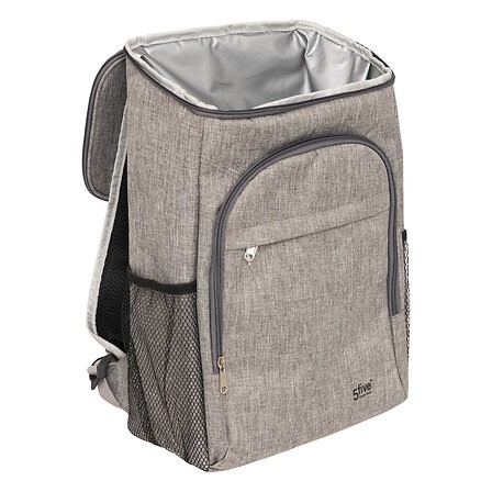 Sac à dos isotherme gris 18L pour pique‑nique et sorties