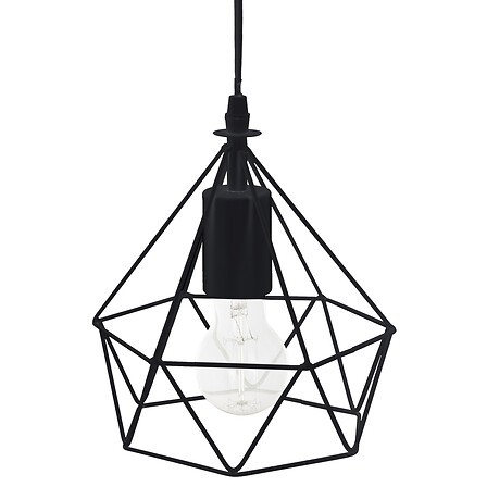 Suspension filaire Ida métal noir Ø 19 cm – luminaire intérieur moderne Suspension filaire Ida métal noir Ø 19 cm – luminaire intérieur moderne