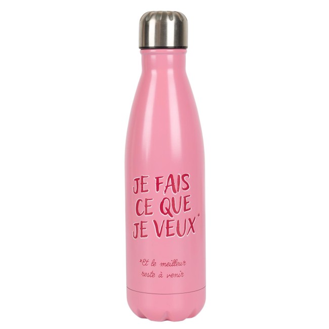 Coffret bouteille isotherme 50cl inox avec étui et mousqueton Coffret bouteille isotherme 50cl inox avec étui et mousqueton