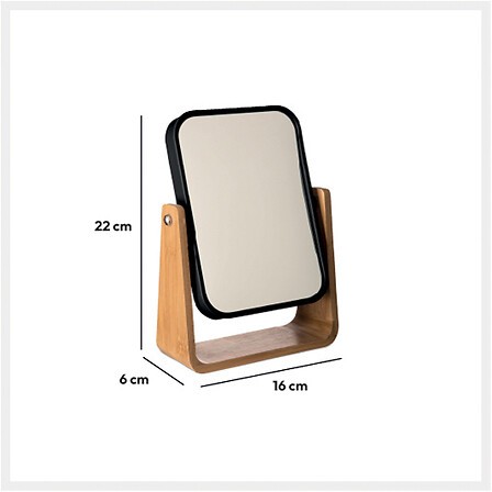 Miroir grossissant à poser noir ×3 | Irisia Maison Miroir grossissant à poser noir ×3 | Irisia Maison