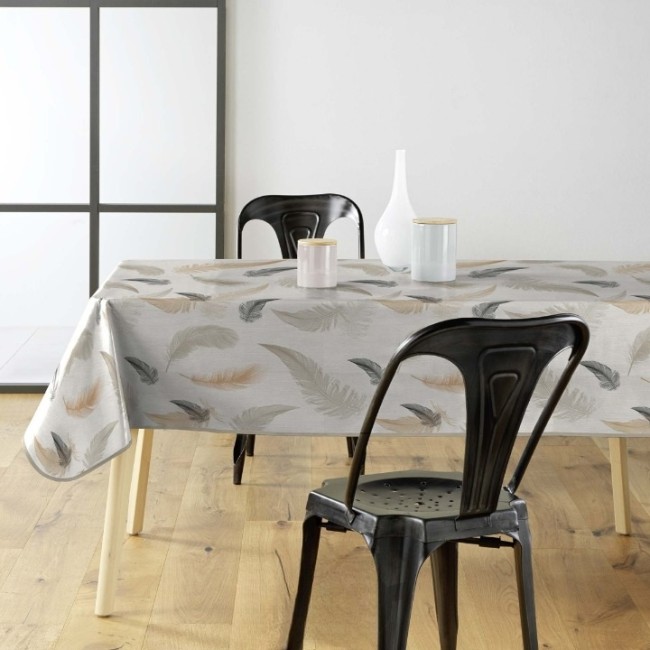 Nappe FOLEA PVC imperméable finition biais pour table