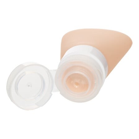 trousse de toilette de voyage en silicone transparent avec accessoires