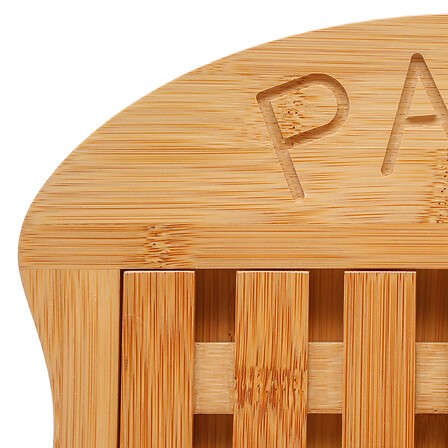 Planche à découper pain bambou 34 x 26 cm – planche pratique Planche à découper pain bambou 34 x 26 cm avec récupérateur miettes