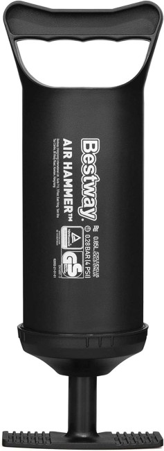 pompe air manuelle bestway 62002 double action 30 cm 3 embouts gonfleur