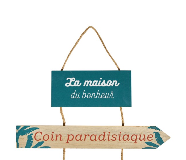 Panneau déco “Directions Jungle” 29×22 cm – jungle tropicale murale Panneau décoratif “Directions Jungle” 29×22 cm – motif jungle tropical