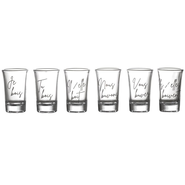 6 verres à shot 45 ml – verres shooter apéritif Lot 6 verres à shot 45 ml shooters apéritif