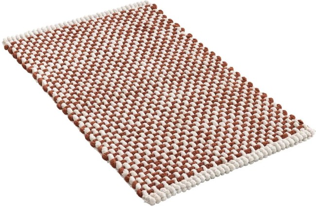 tapis de bain chenille Rafael 50 x 80 cm terracotta