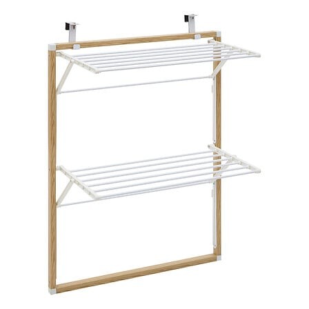 Étendoir à linge de porte pliable 7 m | Irisia Maison