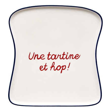 Plat à toasts en porcelaine 18,5 cm | Irisia Maison Plat à toasts en porcelaine 18,5 cm | Irisia Maison