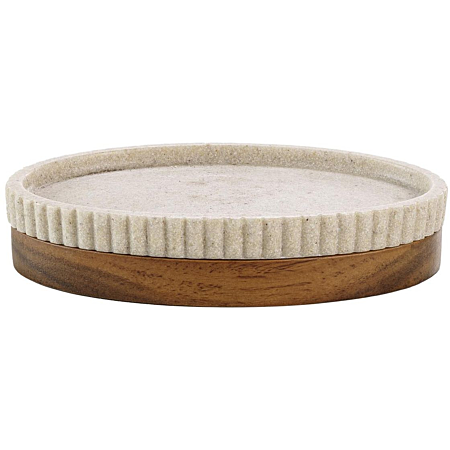 Porte-savon Niagara naturel 14 cm | Irisia Maison