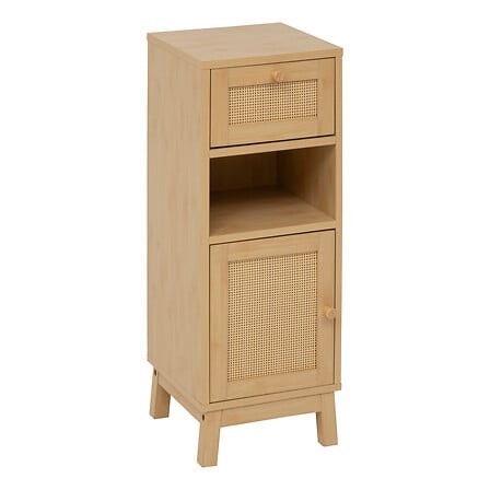 Meuble bas cannage 80 cm – buffet bois naturel style bohème tendance meuble bas cannage 80 cm bois rotin rangement style boheme interieur