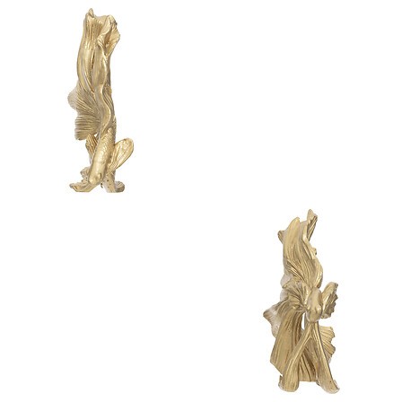 Lot de 2 poissons déco 12 cm – décoration intérieure style marin Lot de 2 poissons décoratifs 12 cm décoration marine intérieur