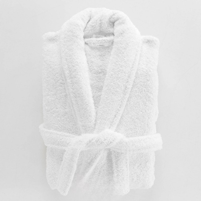 Peignoir col châle en coton éponge taille unique gris perle taupe blanc – vêtement bain doux absorbant Peignoir col châle en coton éponge taille unique gris perle taupe blanc – vêtement bain doux absorbant