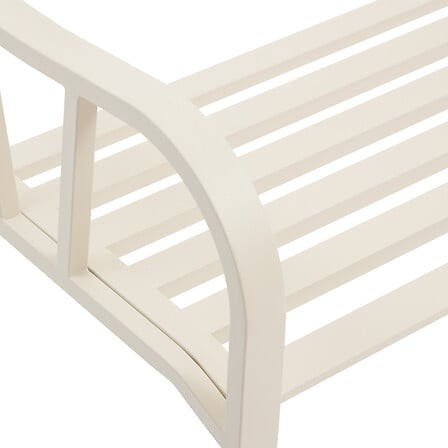 Banc de jardin Alvernia ARGILE 3 places en acier extérieur HESPERIDE Banc de jardin Alvernia ARGILE 3 places en acier extérieur HESPERIDE