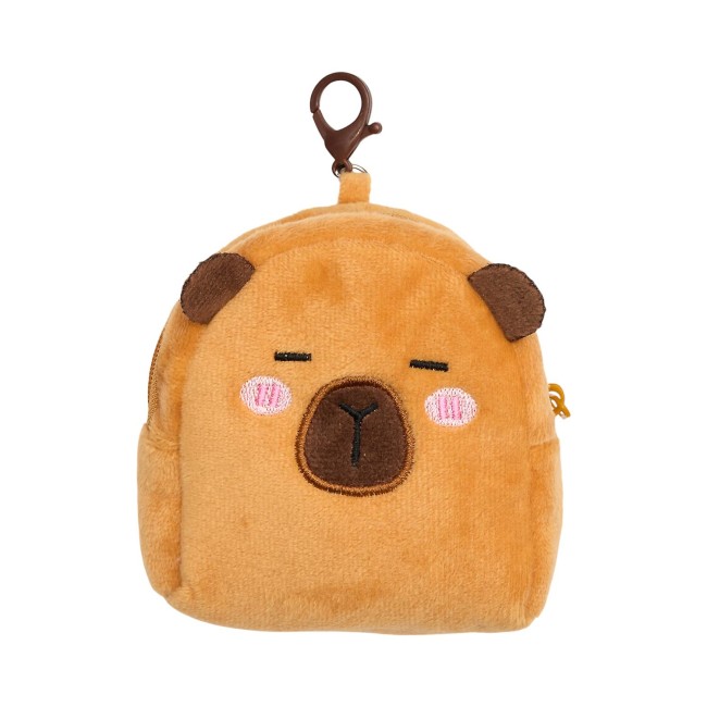 Porte-clé porte-monnaie Capybara en peluche | Irisia Maison