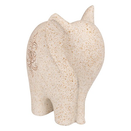 Statuette éléphant Nola beige 23 cm décoration intérieur
