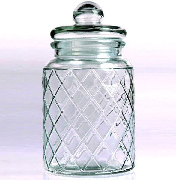 Bocal de conservation verre 600 ml avec couvercle Bocal de conservation verre 600 ml avec couvercle